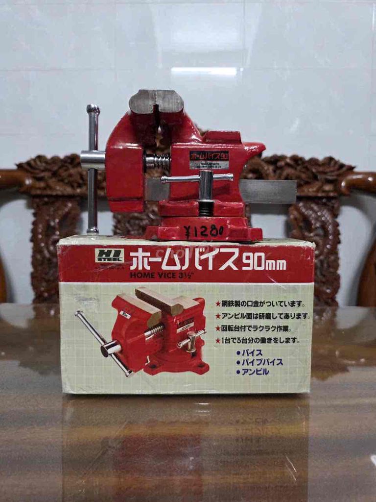 Ê tô HD STEEL 90mm Gang đúc Thép Nhật Bản. Mua bán Đồ chuyên dụng, Giống nuôi trồng tại Thị xã Tân Châu An Giang được đăng bởi Tuyền chuyên hàng nhật hình 1