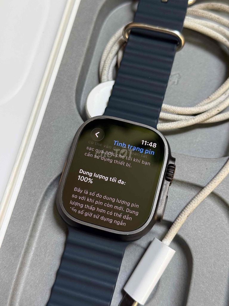 Apple Watch Ultra 2 49mm Đen Likenew. Mua bán Thiết bị đeo thông minh tại Quận Sơn Trà Đà Nẵng được đăng bởi Anh Apple Chính Hãng hình 1