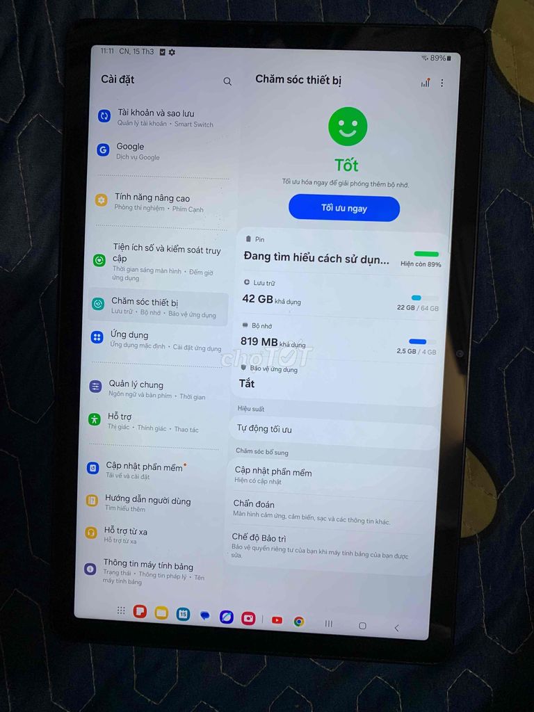 Samsung Tab A9+ 4G/64G Xám. Mua bán Máy tính bảng tại Quận Bình Tân Tp Hồ Chí Minh được đăng bởi lê quốc chương hình 1