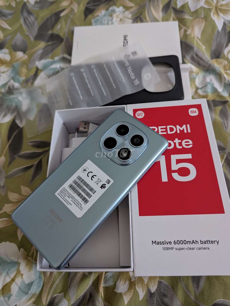 Xiaomi Redmi Note 15 128GB Xanh Mới. Mua bán Điện thoại tại Quận Hai Bà Trưng Hà Nội được đăng bởi Mackeno  hình 1