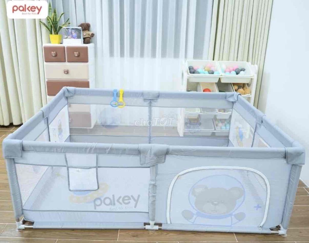 Quây cũi vải Pakey 1m2x1m8. Mua bán Mẹ và bé tại Quận Nam Từ Liêm Hà Nội được đăng bởi Hà Thu hình 1