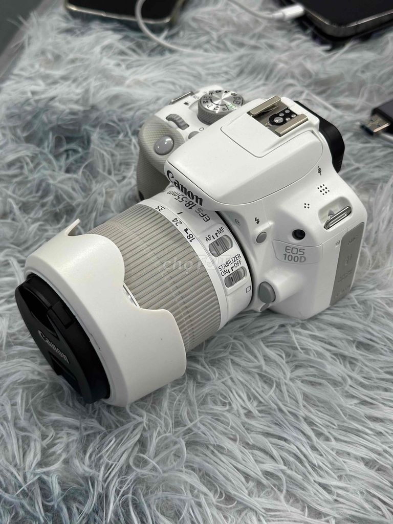 Máy ảnh Canon EOS 100D kèm lens 18-55 đẹp 99. Mua bán Máy ảnh, Máy quay tại Quận 5 Tp Hồ Chí Minh được đăng bởi Phan Thế Phong  hình 1
