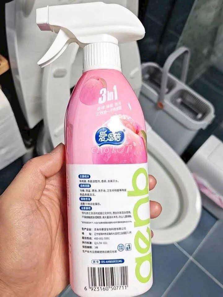 Chất tẩy rửa Anh đào dạng bọt 500ml siêu sịn. Mua bán Thiết bị vệ sinh, nhà tắm tại Huyện Ba Vì Hà Nội được đăng bởi Tổng kho gia dụng Ánh Tuyết hình 1