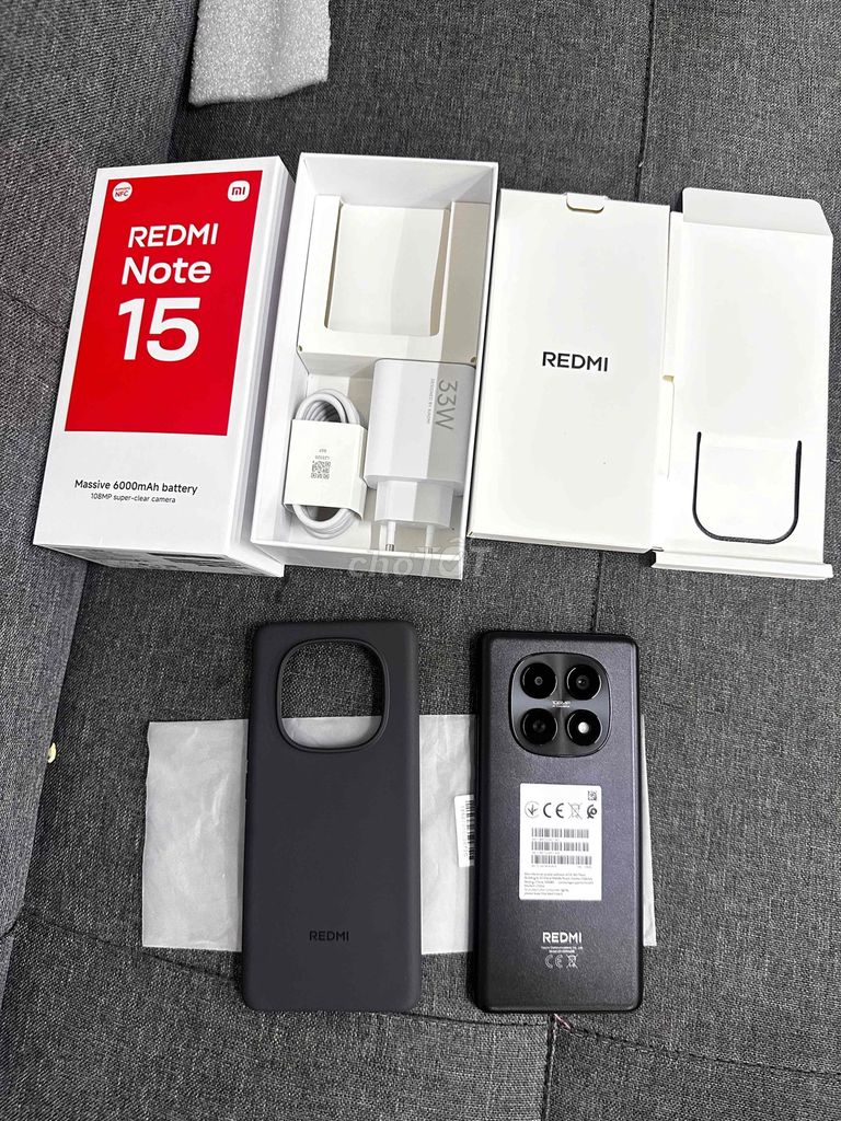 Xiaomi Redmi Note 15 128GB Đen. Mua bán Điện thoại tại Thành phố Long Xuyên An Giang được đăng bởi TL Mobile hình 1