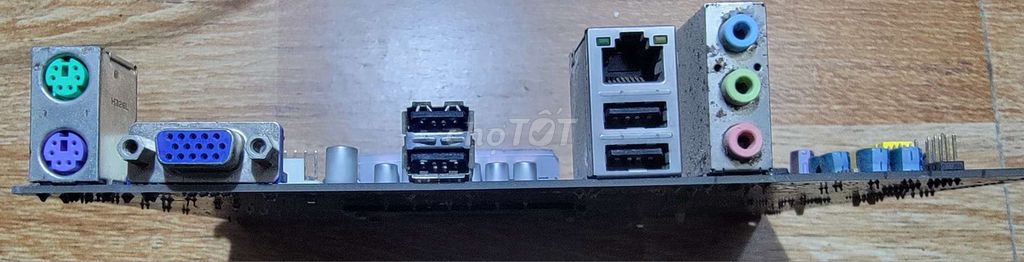 Main H61 kèm fe + quạt  socket 1155 lắp micro ATX