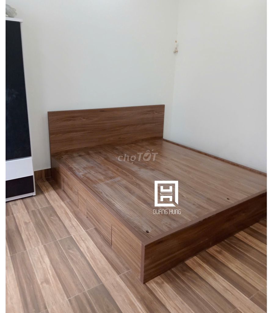  GIƯỜNG GỖ MDF-GIƯỜNG MDF-GIƯỜNG MDF-GIƯỜNG GỖ MDF. Mua bán Giường, chăn ga gối nệm tại Huyện Long Thành Đồng Nai được đăng bởi Nội Thất Quang Hùng TD hình 1