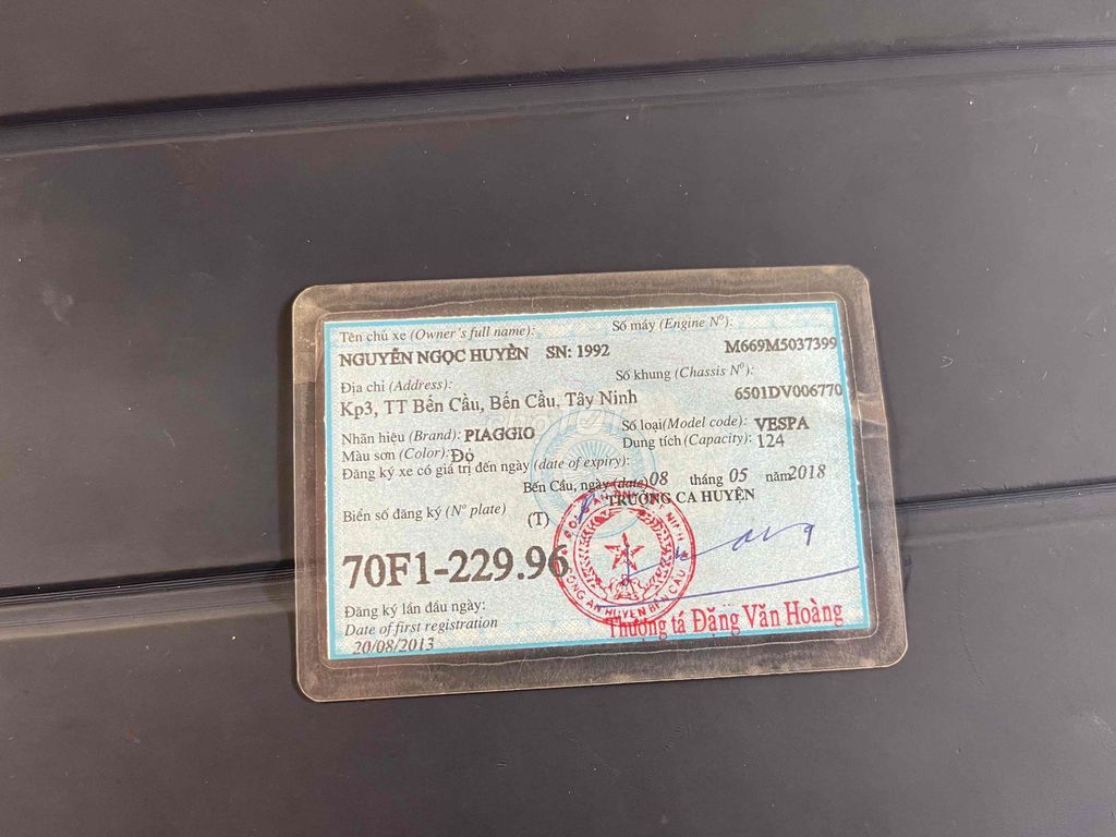Piaggio Vespa S 125 3vie Đỏ. Mua bán Xe máy tại Thành phố Dĩ An Bình Dương được đăng bởi Xe Máy Cũ Tiền Trang hình 15