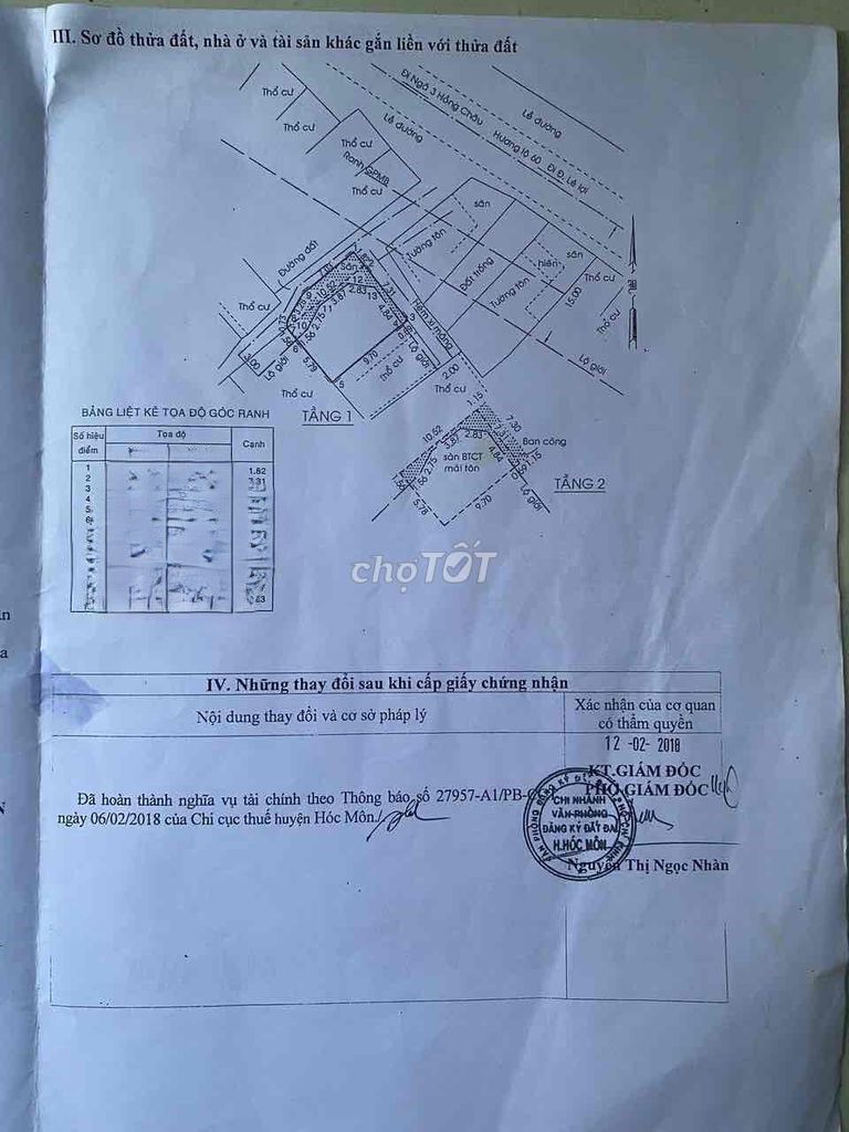 CẦN TIỀN BÁN GẤP NHÀ 92M2 TÂN THỚI NHÌ - SHR - HỖ  TRỢ VAY