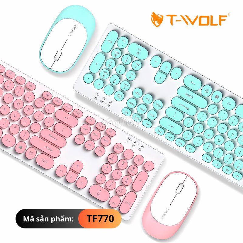 Bộ bàn phím chuột T-Wolf TF770 Không dây. Mua bán Phụ kiện (Màn hình, Chuột...) tại Quận Tân Bình Tp Hồ Chí Minh được đăng bởi Hợp Thành Thịnh hình 1