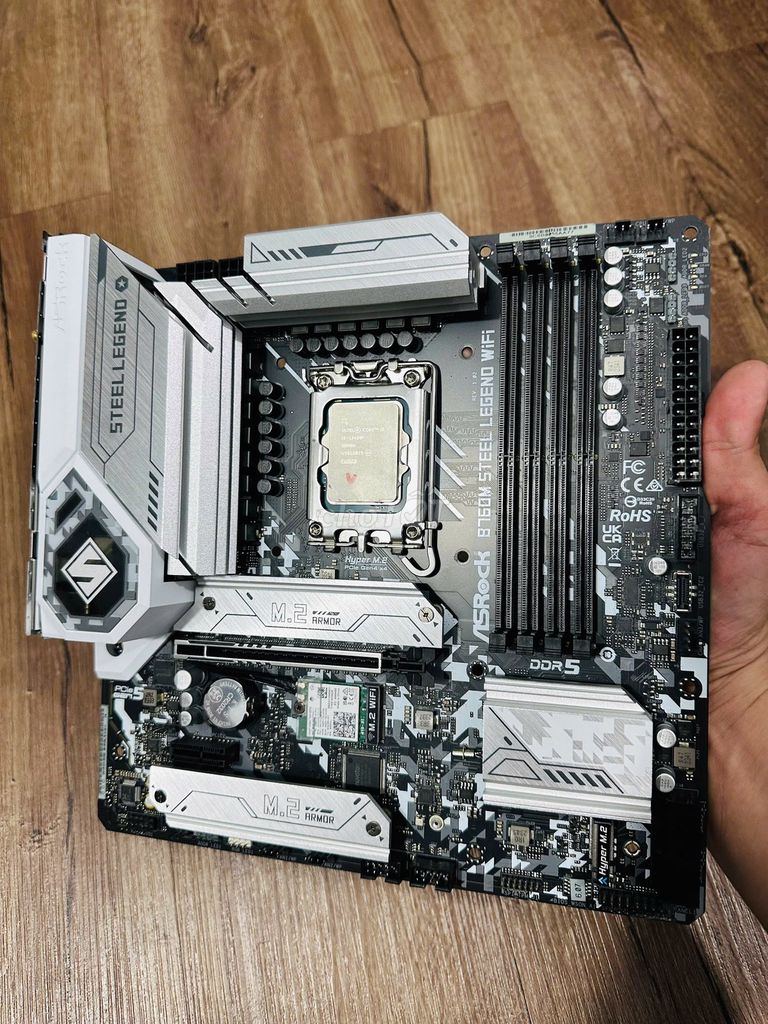 Bo mạch chủ ASRock B760M Steel Legend D5 Wifi. Mua bán Linh kiện (RAM, Card...) tại Thành phố Thủ Đức Tp Hồ Chí Minh được đăng bởi Trần Ba hình 1