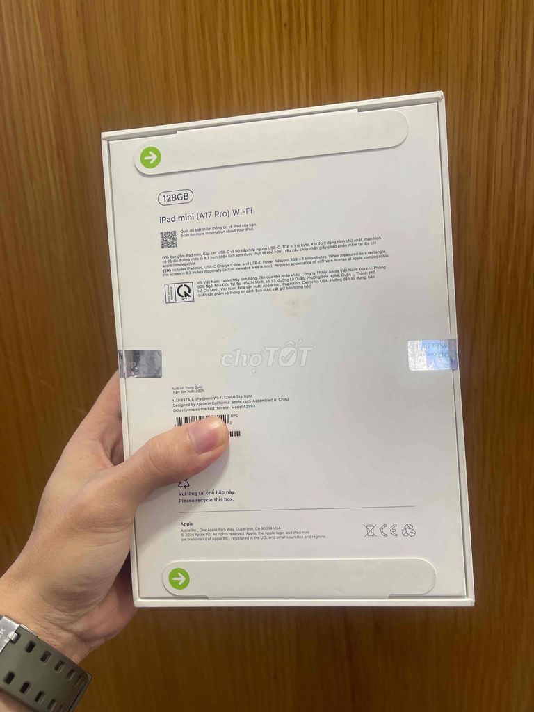Apple iPad Mini 7 Wifi 128GB Starlight Newseal. Mua bán Máy tính bảng tại Quận Ninh Kiều Cần Thơ được đăng bởi Minh Phát hình 1