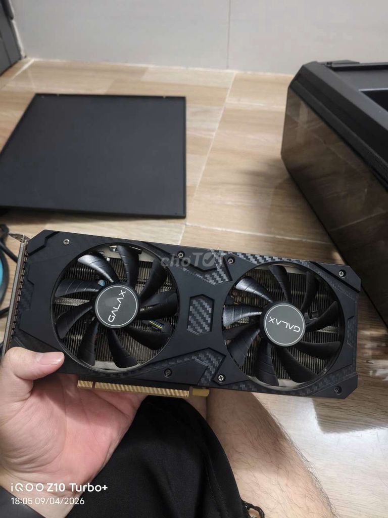 Card đồ họa GALAX 3060ti Đen. Mua bán Linh kiện (RAM, Card...) tại Thành phố Dĩ An Bình Dương được đăng bởi Huy Dật Dờ hình 1