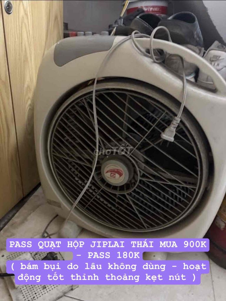 QUẠT HỘP JIPLAI THÁI LAN CHÍNH HÃNG. Mua bán Quạt tại Quận Đống Đa Hà Nội được đăng bởi Huyền Trang hình 1