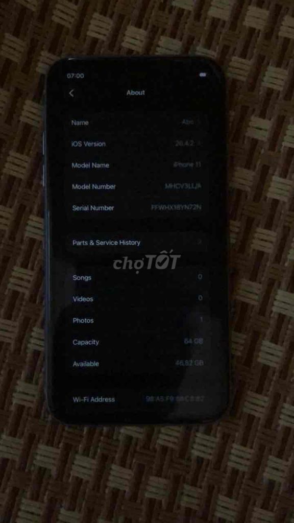 Apple iPhone 11 64GB Tím LL/A. Mua bán Điện thoại tại Quận Sơn Trà Đà Nẵng được đăng bởi Ducky Pen hình 1