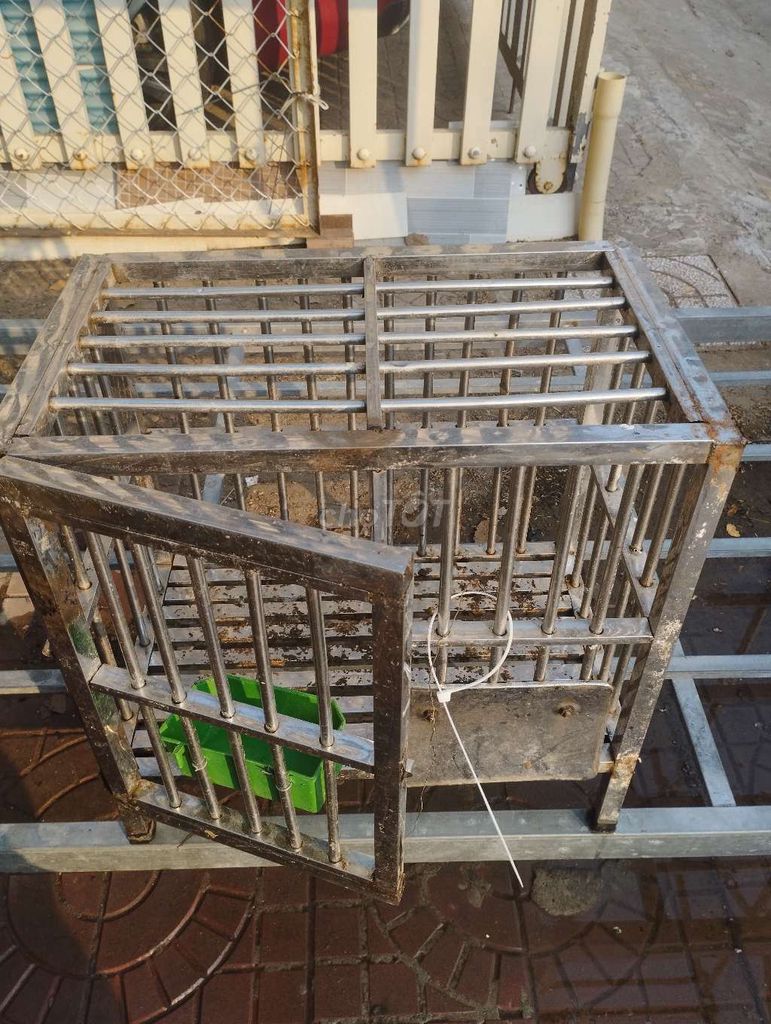 Chuồng nuôi chó mèo bằng inox 304. Mua bán Phụ kiện, Thức ăn, Dịch vụ tại Quận Cái Răng Cần Thơ được đăng bởi Quang Bửu  hình 1