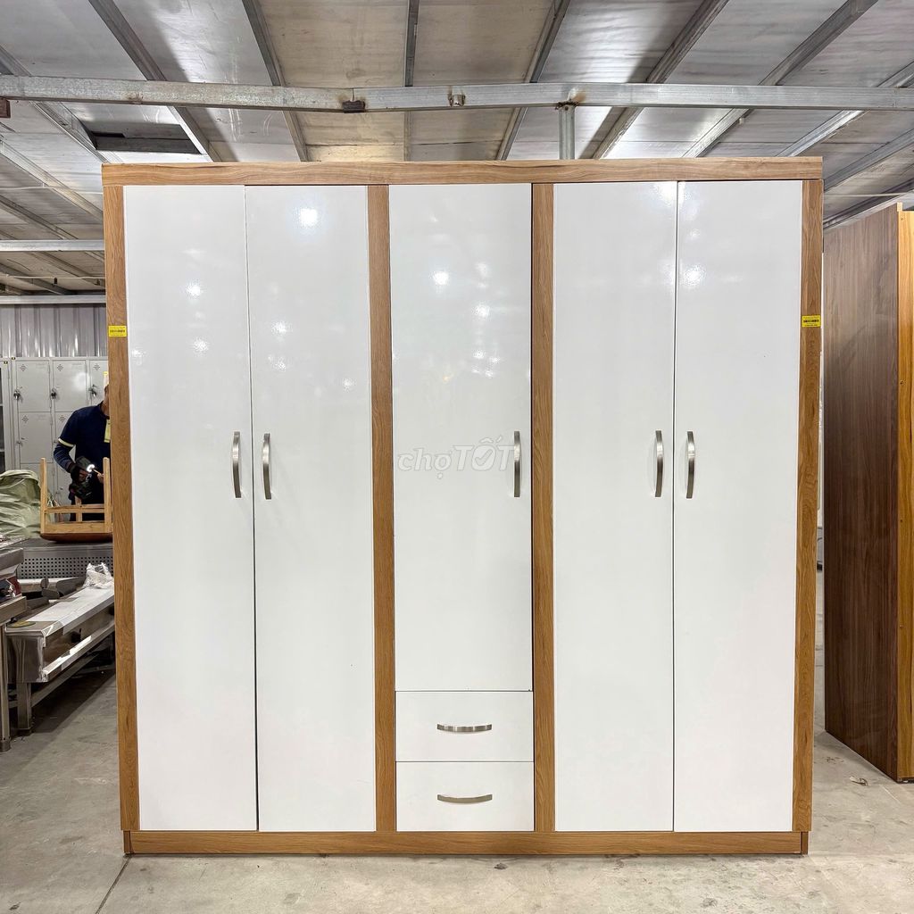 Tủ quần áo 5 cánh nhạt 195 (Hàng MỚI 100%). Mua bán Tủ, kệ gia đình tại Quận Cẩm Lệ Đà Nẵng được đăng bởi Huỳnh Hà  hình 1
