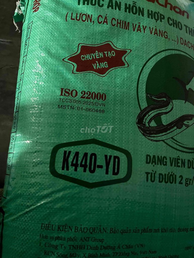 Thức ăn lươn cá chim K440-YD dạng viên. Mua bán Phụ kiện, Thức ăn, Dịch vụ tại Huyện Long Hồ Vĩnh Long được đăng bởi  Lê hình 1