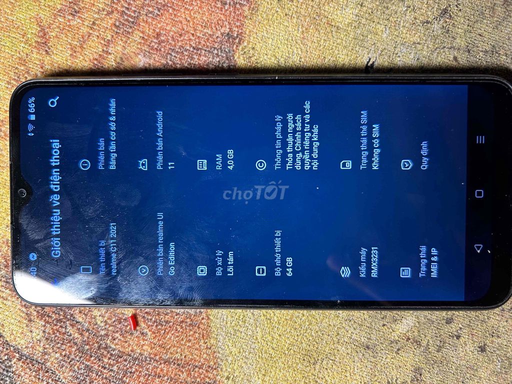 Realme C11 2021 64GB Đen. Mua bán Điện thoại tại Huyện Gia Lâm Hà Nội được đăng bởi Thu hình 1