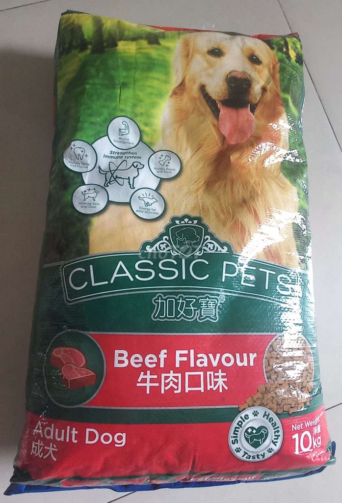 Freeship Bao hạt classic pets xá 10kg cho chó