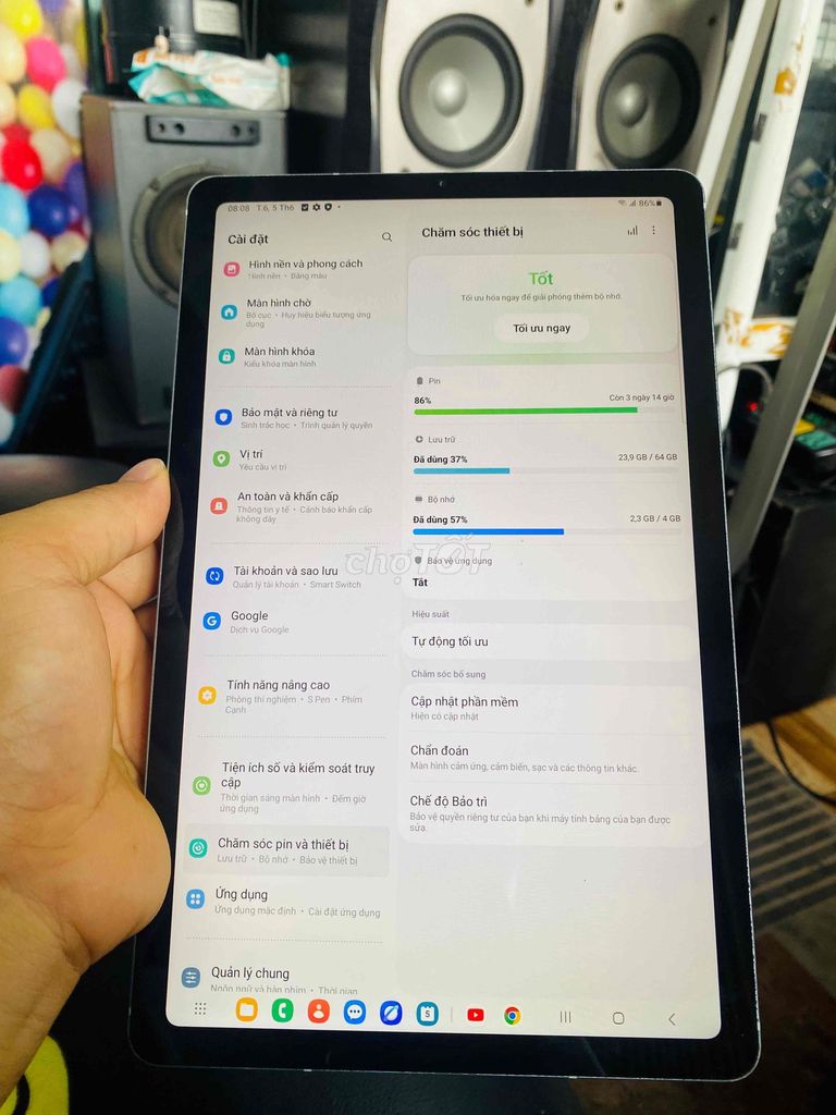Samsung Tab S6 Lite 64GB Bạc Đã dùng. Mua bán Máy tính bảng tại Quận 7 Tp Hồ Chí Minh được đăng bởi Vuduythang hình 1