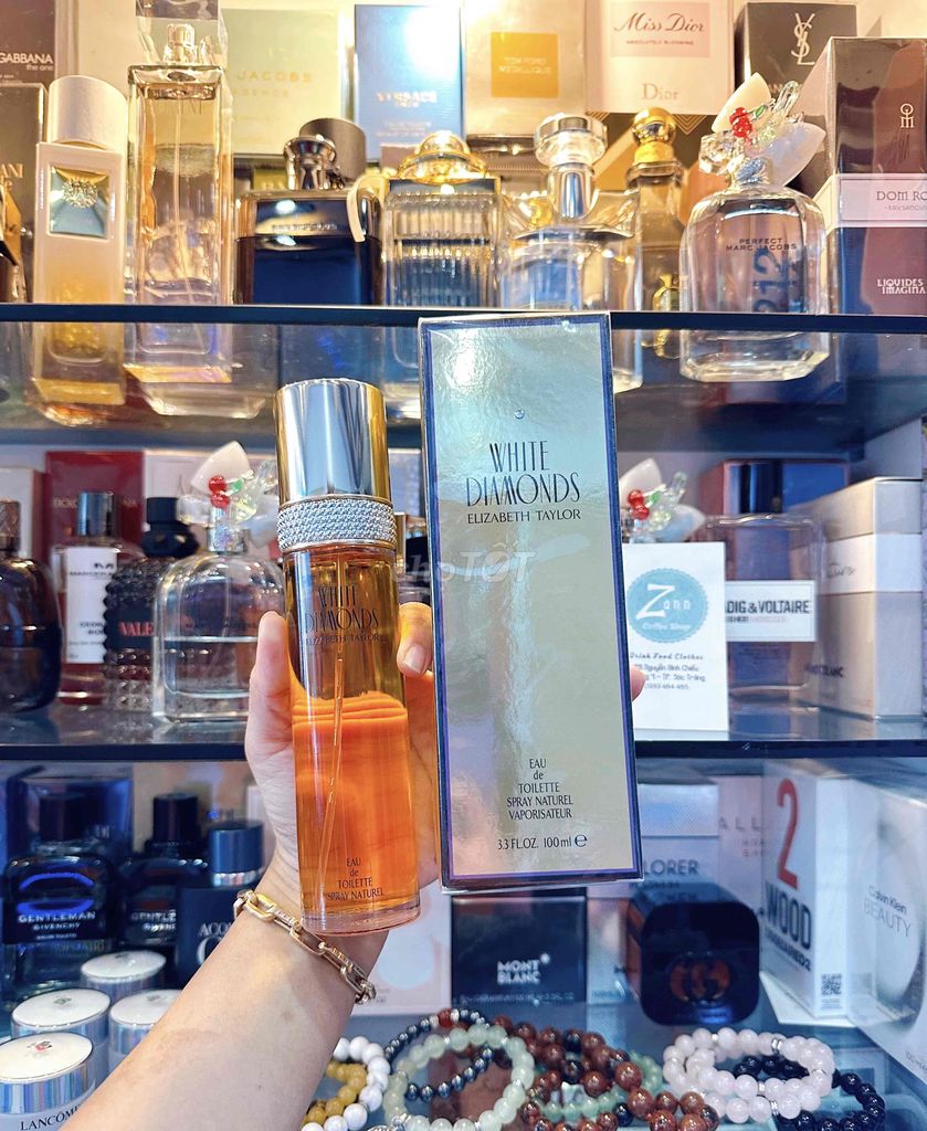 Nước hoa Elizabeth Taylor White Diamonds 100ml. Mua bán Nước hoa tại Thành phố Sóc Trăng Sóc Trăng được đăng bởi Vanvan hình 1