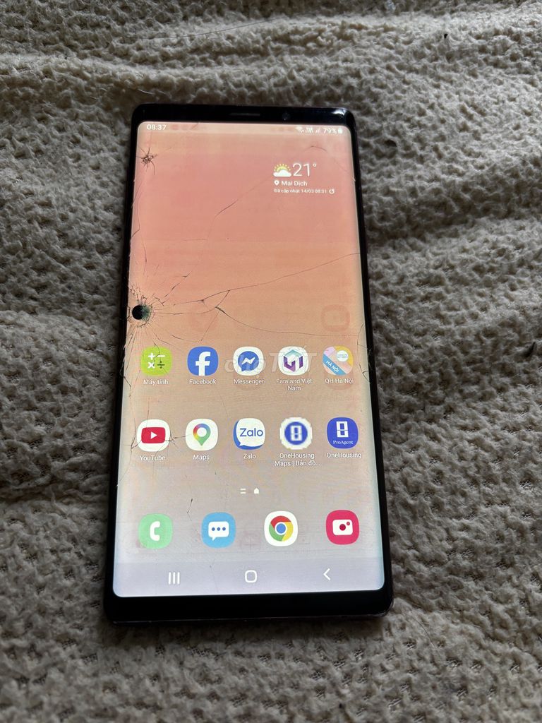 Samsung Note 9 Đen chính hãng. Mua bán Điện thoại tại Quận Cầu Giấy Hà Nội được đăng bởi Đông BĐS Thổ Cư Hà Nội hình 1