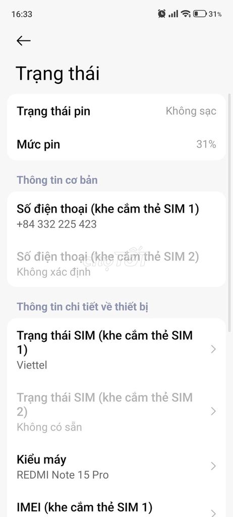 Xiaomi Redmi Note 15 Pro 8GB/256GB. Mua bán Điện thoại tại Huyện Châu Đức Bà Rịa - Vũng Tàu được đăng bởi Hùng Home hình 1