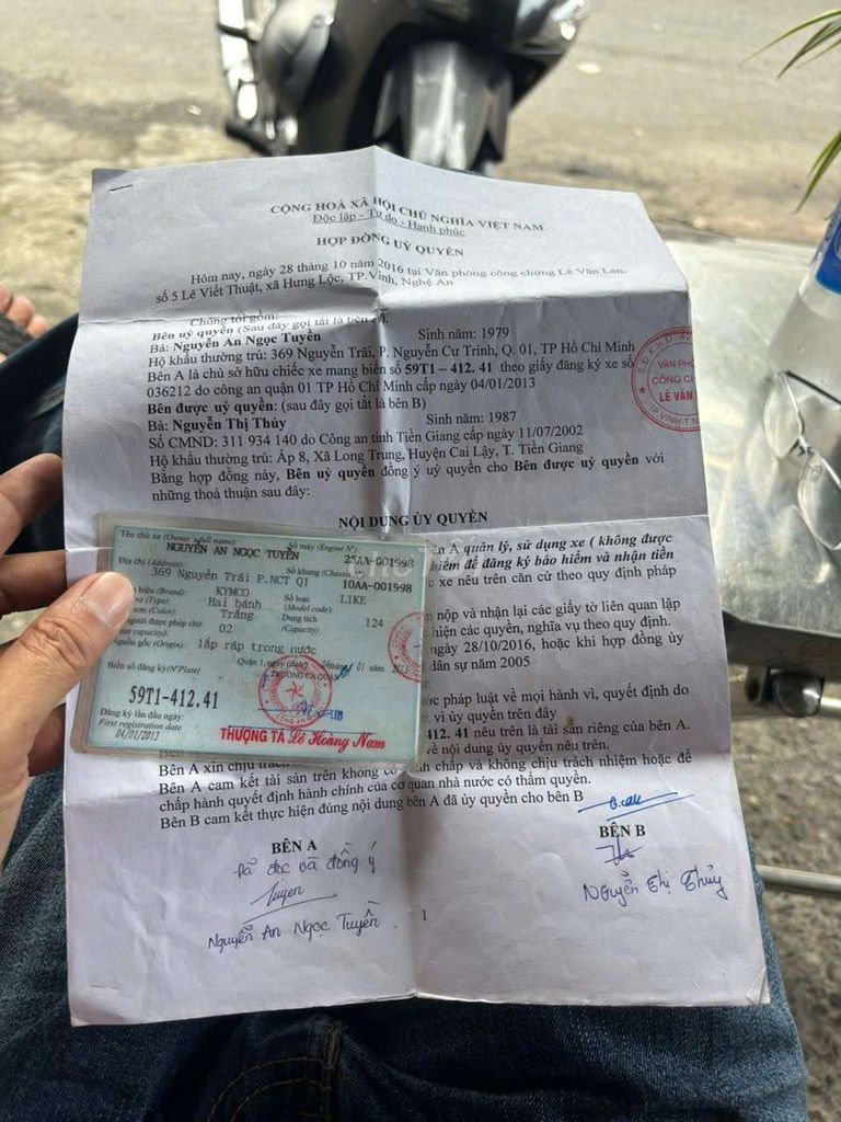 Xe Kymco Like 2013. Mua bán Xe máy tại Quận 6 Tp Hồ Chí Minh được đăng bởi Đỗ Quyên hình 4