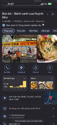 BÚN BÒ BÁNH CANH CUA HUỲNH NHƯ logo