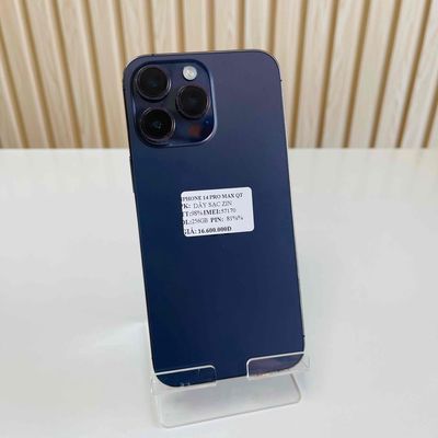 IPhone 14 Pro Max 256GB Pin 80 Zin Ốc - Tím Đẹp 98. Mua bán Điện thoại tại Quận Ninh Kiều Cần Thơ được đăng bởi Hmphone