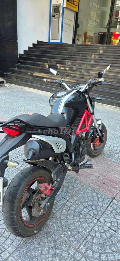 Мотоцикл 110cc, тайский, черный, с ручным сцеплением