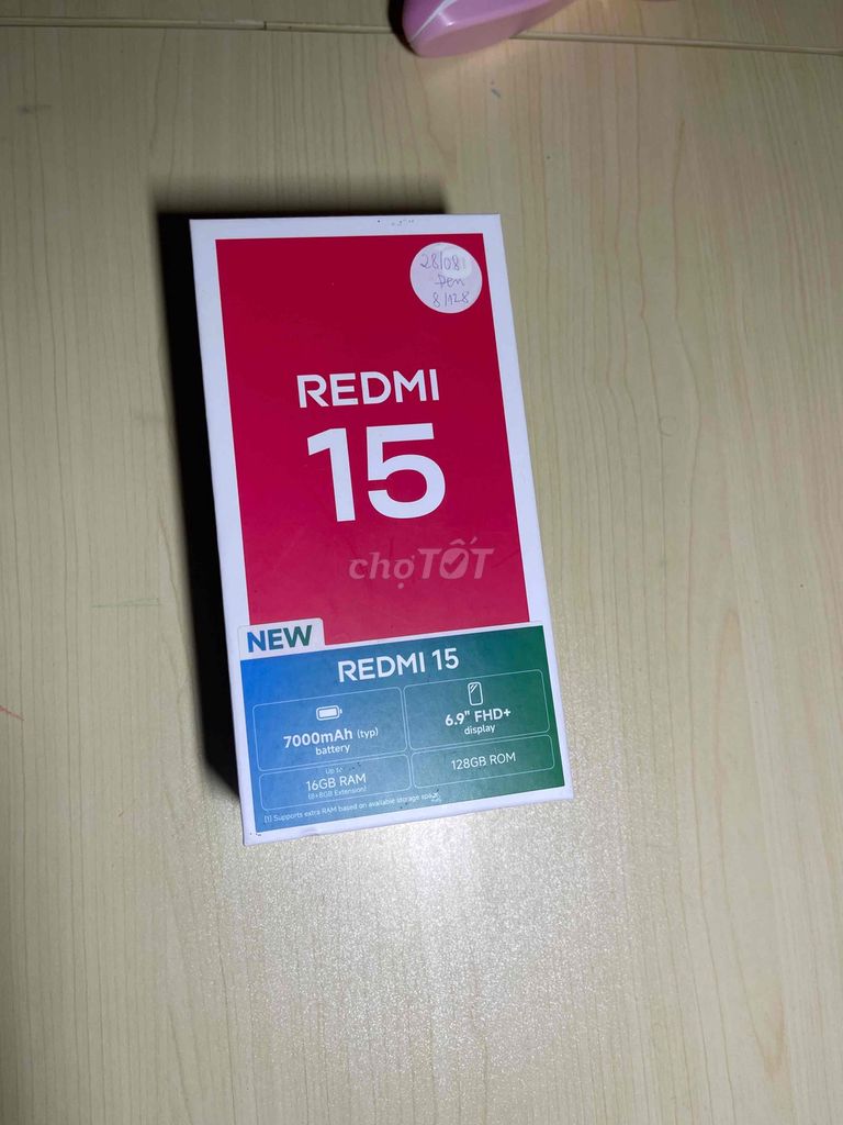 Xiaomi Redmi 15 128GB Đen. Mua bán Điện thoại tại Huyện Ninh Hải Ninh Thuận được đăng bởi phúc phạm hình 1