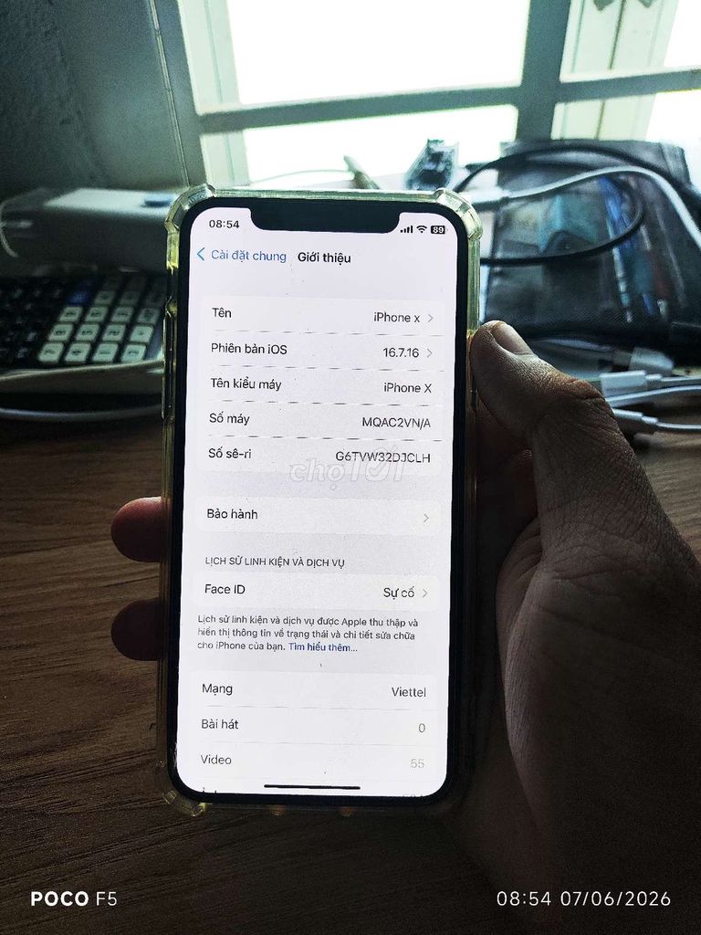 Apple iPhone X 64GB Đen Trầy xước. Mua bán Điện thoại tại Huyện Tuy Phong Bình Thuận được đăng bởi Khoa Phạm hình 1