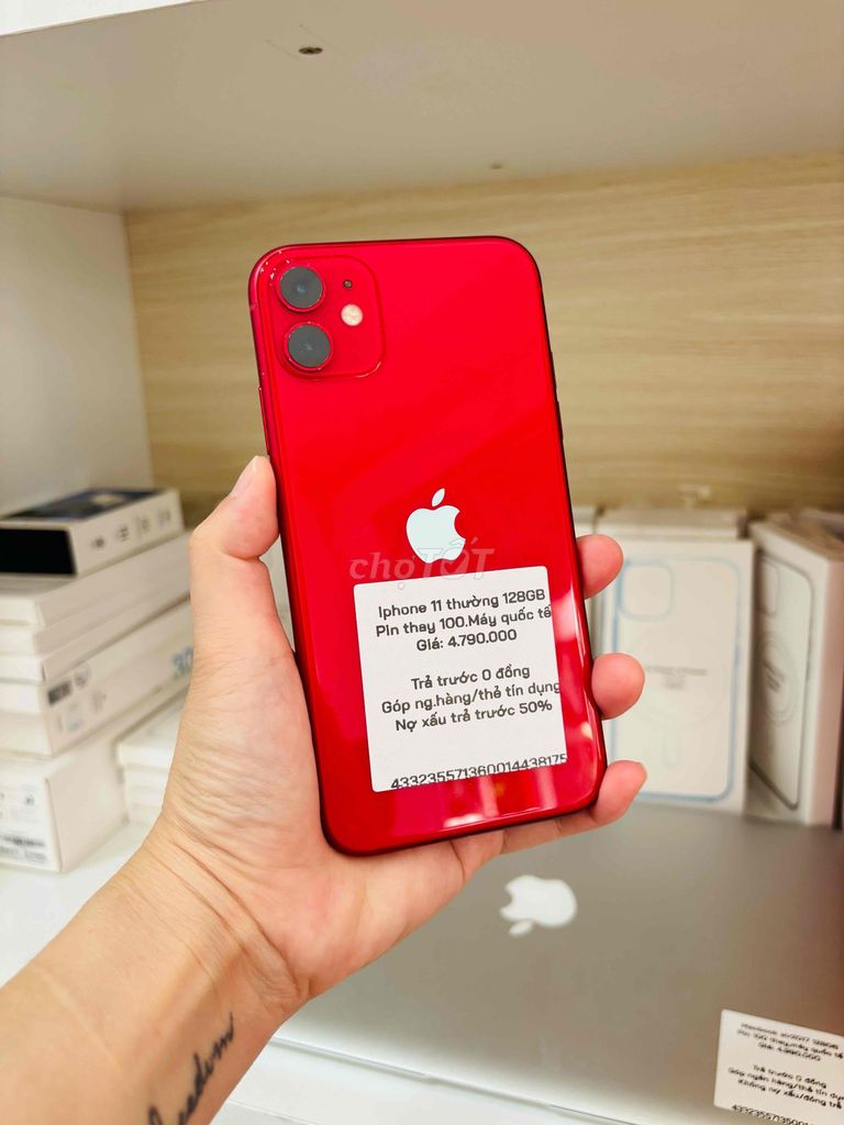 Apple iPhone 11 128GB Đỏ. Mua bán Điện thoại tại Thành phố Long Xuyên An Giang được đăng bởi Ngân KNmobile An Giang  hình 1