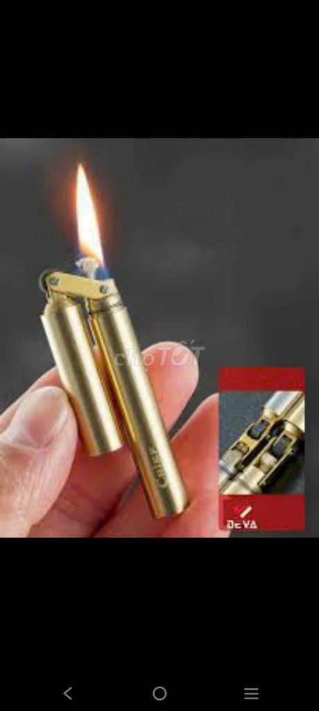 Bật lửa Đồng thau Vàng Côn nhị khúc. Mua bán Đồ sưu tầm, đồ cổ tại Quận 6 Tp Hồ Chí Minh được đăng bởi Bật lửa độc lạ hình 1