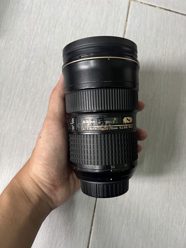 Ống kính Nikon AF-S Nikkor 24-70mm Đen. Mua bán Máy ảnh, Máy quay tại Thành phố Thủ Đức Tp Hồ Chí Minh được đăng bởi Thoại Hoàng hình 1