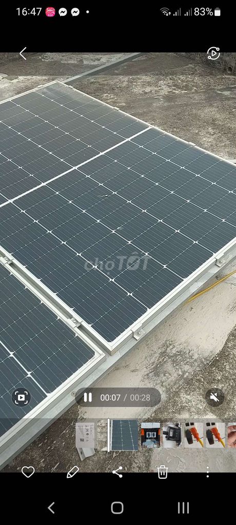 Tấm pin Longi LR5-54HPH-415M. Mua bán Đồ chuyên dụng, Giống nuôi trồng tại Huyện Hải Hậu Nam Định được đăng bởi Mai trinh hình 1