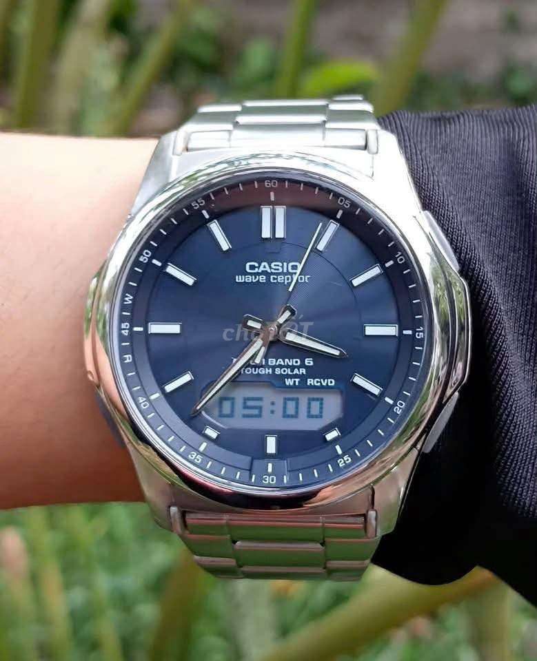 Casio Wave Ceptor Multiband 6 Bạc Analog-Digital. Mua bán Đồng hồ tại Quận Bình Tân Tp Hồ Chí Minh được đăng bởi Hoàng Trương hình 1