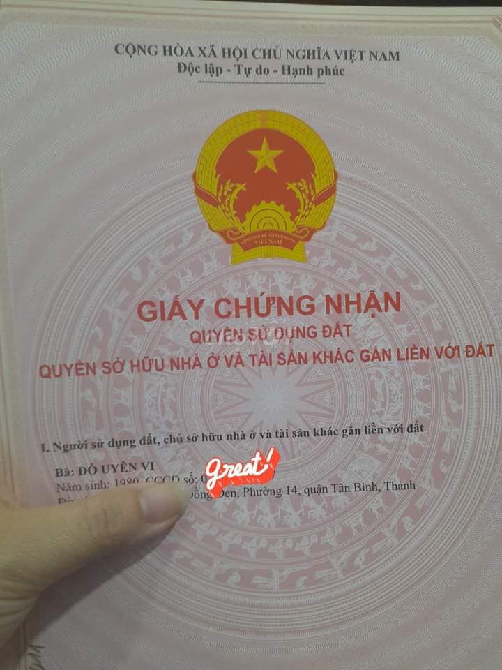 CHÍNH CHỦ CẦN BÁN NHÀ TẠI 171/3/64 NGUYỄN TƯ GIẢN F12, GÒ VẤP