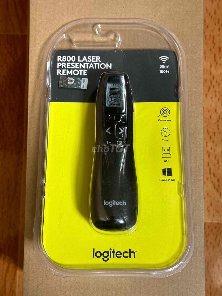 Điều khiển trình chiếu Logitech R800 Đen. Mua bán Đồ dùng văn phòng tại Quận 6 Tp Hồ Chí Minh được đăng bởi Khai hình 1