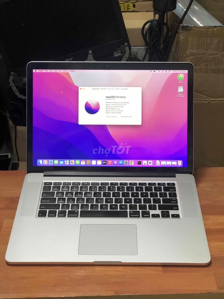 Apple MacBook Pro 15 inch 2015 i7 16GB/1TB SSD. Mua bán Laptop tại Thành phố Thủ Đức Tp Hồ Chí Minh được đăng bởi Phạm Linh hình 1