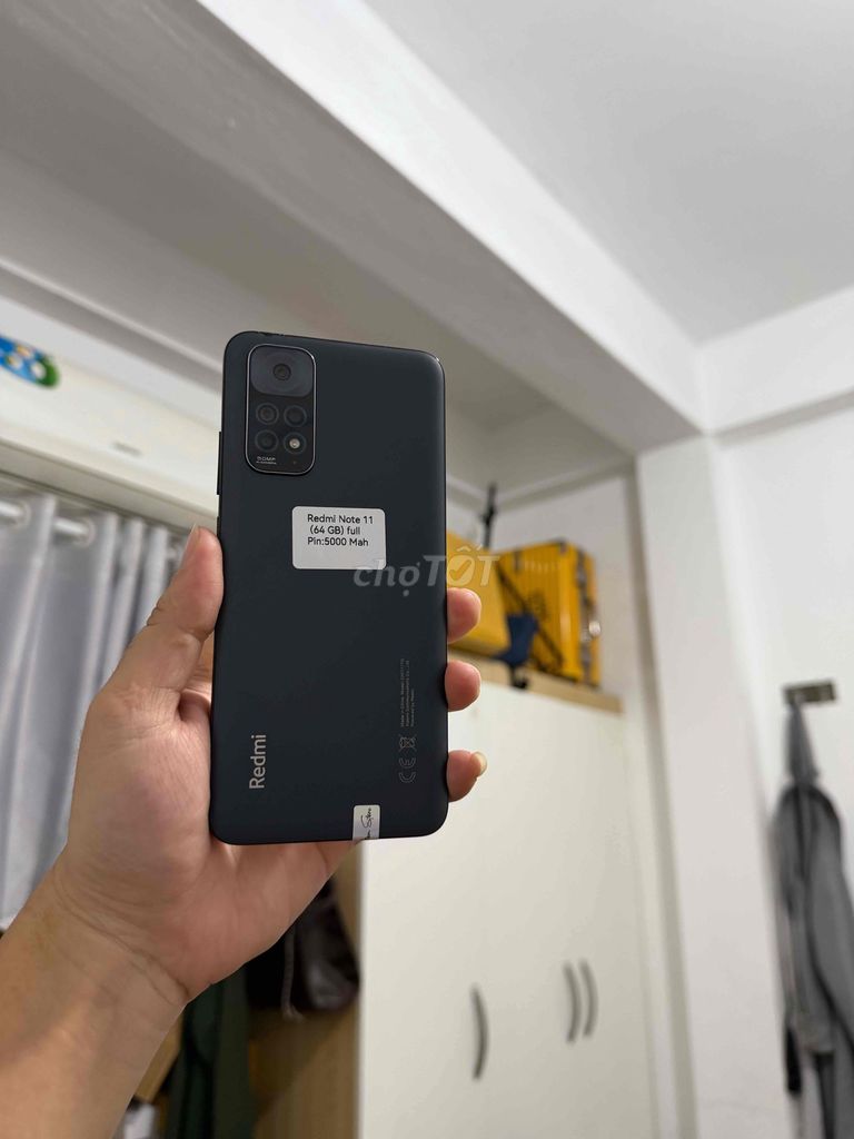 Xiaomi Redmi Note 11 Đen 64GB. Mua bán Điện thoại tại Quận Cầu Giấy Hà Nội được đăng bởi Sim số Luxury hình 1