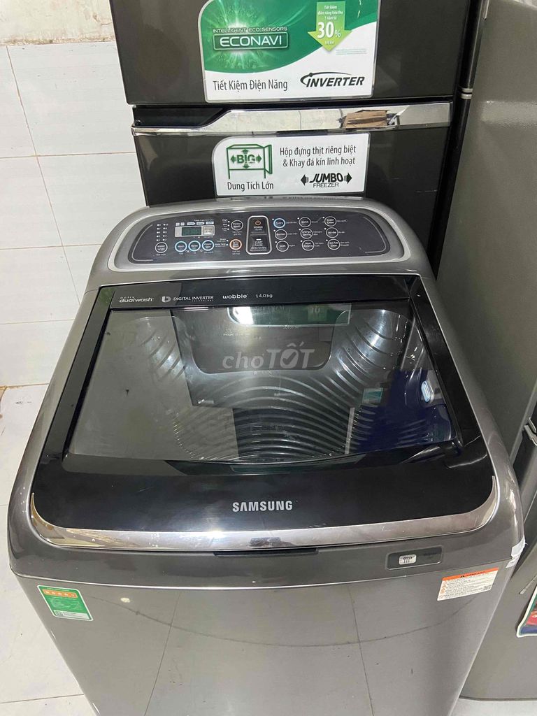 máy giặt samsung 14kg inverter mới 90%