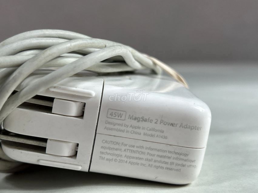 sạc macbook cũ zin, 45w Magsafe 2 như hình.. Mua bán Phụ kiện (Màn hình, Chuột...) tại Huyện Cần Giuộc Long An được đăng bởi Vũ hình 1