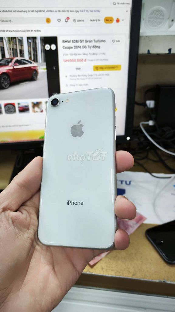 iPhone 8 64GB Trắng 98%. Mua bán Điện thoại tại Thành phố Bến Tre Bến Tre được đăng bởi mac store hình 1