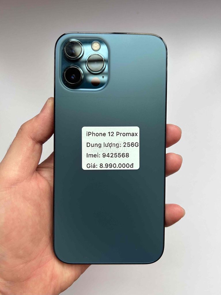 iPhone 12 Pro Max 256GB Xanh máy đẹp keng. Mua bán Điện thoại tại Thành phố Buôn Ma Thuột Đắk Lắk được đăng bởi Nguyễn Hoàng hình 1