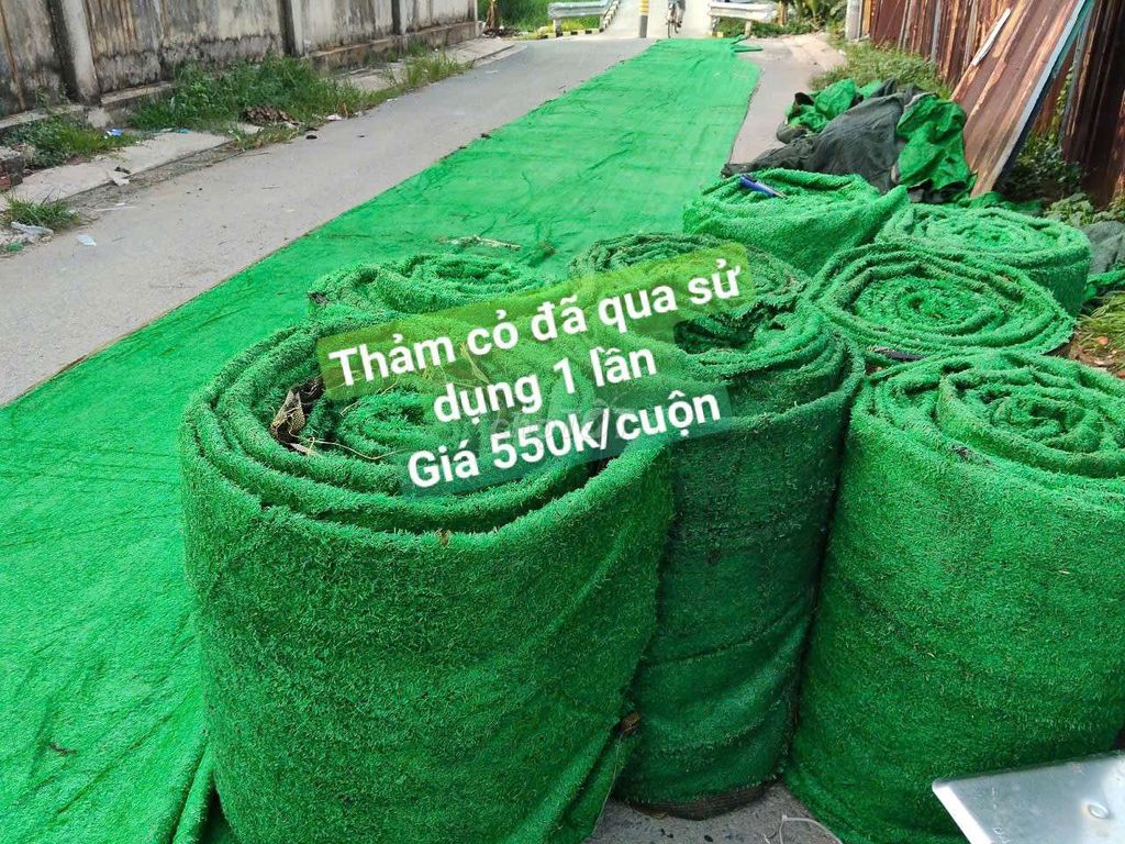 Thanh lý số lượng lớn cỏ đã qua sử dụng 500k/cuộn. Mua bán Đồ chuyên dụng, Giống nuôi trồng tại Quận Tân Bình Tp Hồ Chí Minh được đăng bởi Cỏ Nhân Tạo Miền Nam hình 1