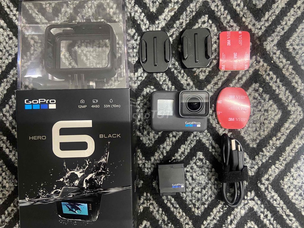 Máy quay hành động GoPro Hero 6 Black. Mua bán Máy ảnh, Máy quay tại Quận Đống Đa Hà Nội được đăng bởi Sơn Nguyễn hình 1