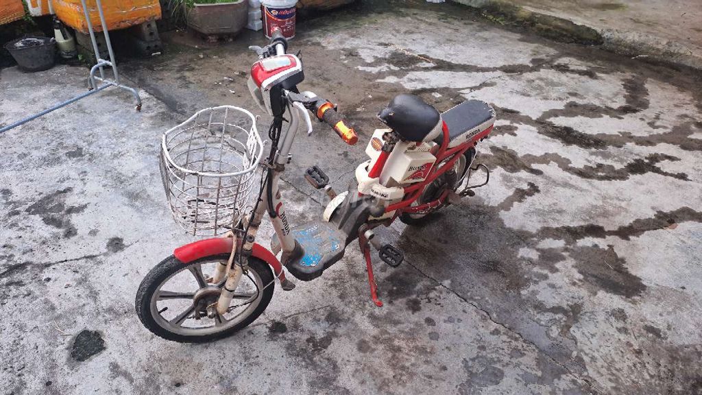 Xe đạp điện ( mới thay bình và lốp). Mua bán Xe điện tại Huyện Đông Hưng Thái Bình được đăng bởi Khoan hình 1