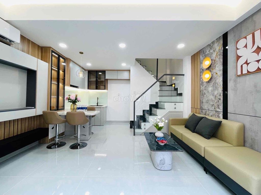 🔥 NGUYỄN VĂN NGHI – HẠNH THÔNG – 4 TẦNG MỚI – NGANG 4,3M – 3PN 4WC – H